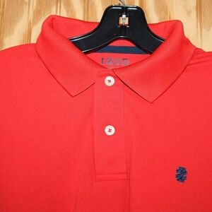 IZOD Performance Polo Shirt - Red - Size L/G